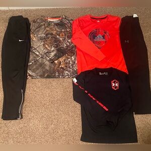 Boys size 7 athletic clothes